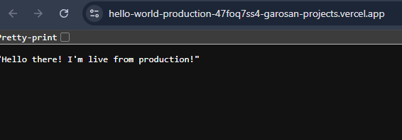 Deploy a producción en Vercel